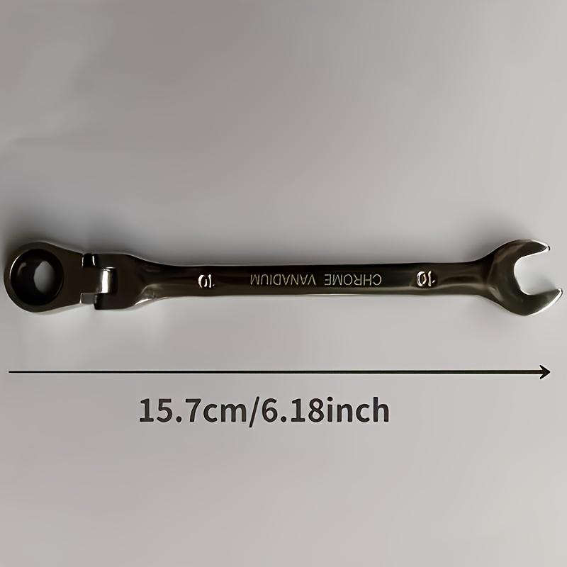 

Двухцелевой регулируемый гаечный ключ с гибкой головкой, подходит для автомобильного ремонта, домашнего использования, прочный и многофункциональный.