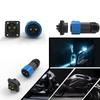50A 2+1+5 Lithium-Batterie-Steckverbinder Wasserdicht IP67 M23 Stecker Buchse Neue Energie Elektromotorrad Ladeanschluss Kabel