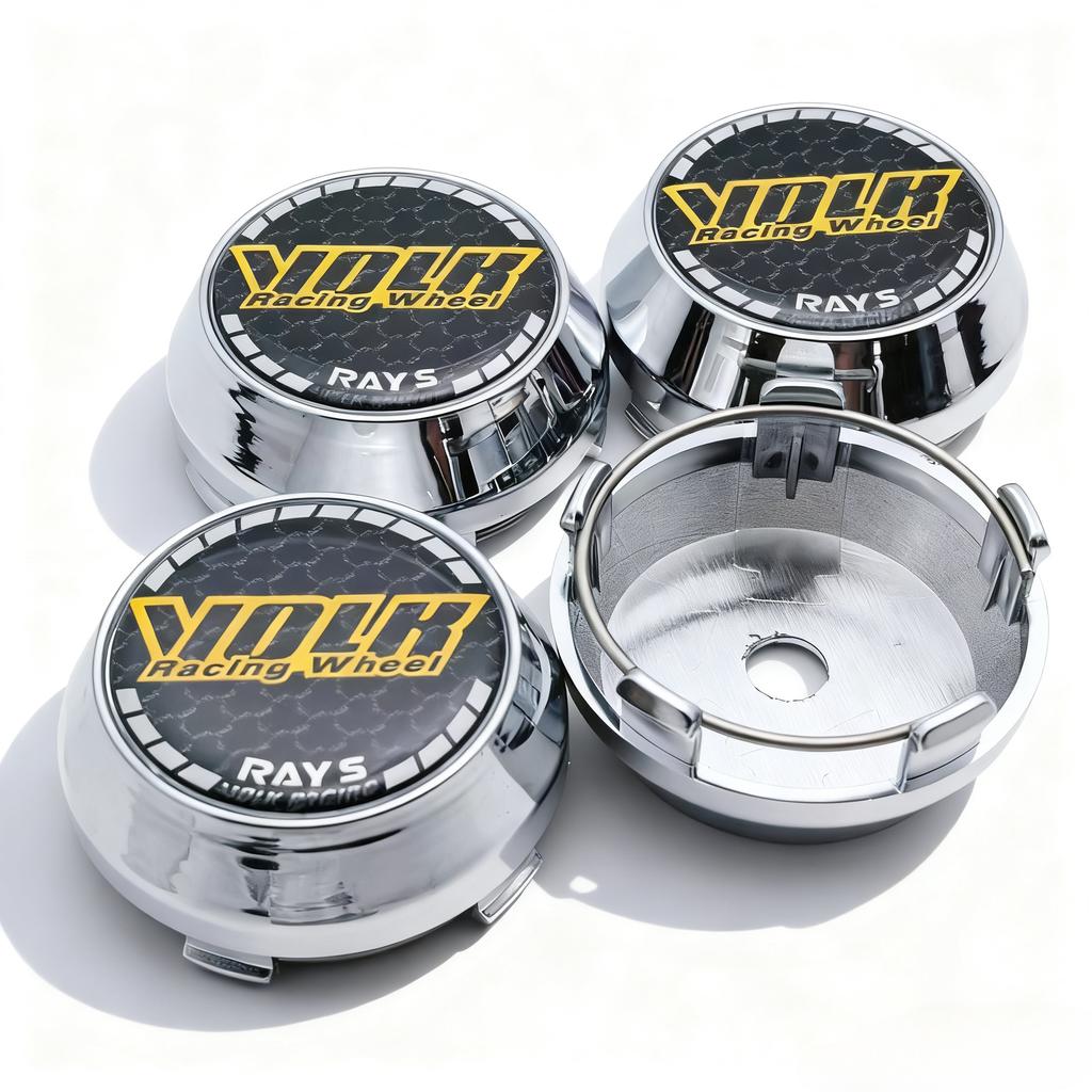 4 τεμ. JDM VOLK Racing Σήμα Εμβλήματος Καλύμματα Κέντρου Τροχών Αυτοκινήτου 60MM 56MM Ζάντες Κέντρο Κάλυμμα Κάλυμμα Κέντρου Τροχού Αυτοκινήτου Αξεσουάρ