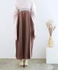 [KYOETSU] Graduation Ceremony Hakama with Lace Tie, Plain, Single Item, Women's (18. Chestnut Brown, L)