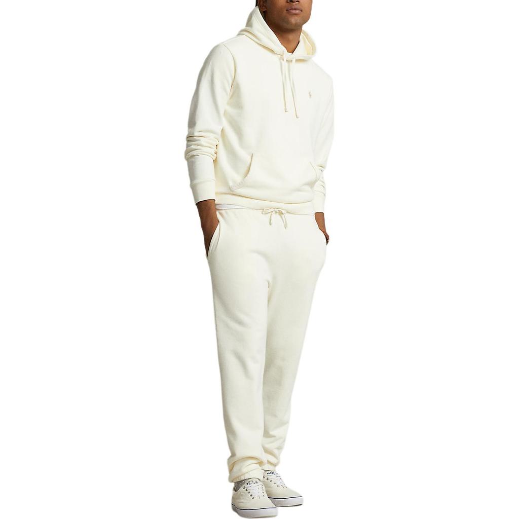 Polo Ralph Lauren Solid Color Fitted Long Sleeve Hoodie Men Hoodies Light-Brown MNPOKNI16823129-101