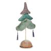 Christmas Tree - Multicolored - 12 X 43 X 22 Cm - Silver Wood - Elegant Decoration - Indoor