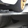 Futhope 4PCS TPE Mudflaps For Tesla Model 3 Model Y ~2023 Mud Flaps Anti-sludge Replacement Splash Protector Fender