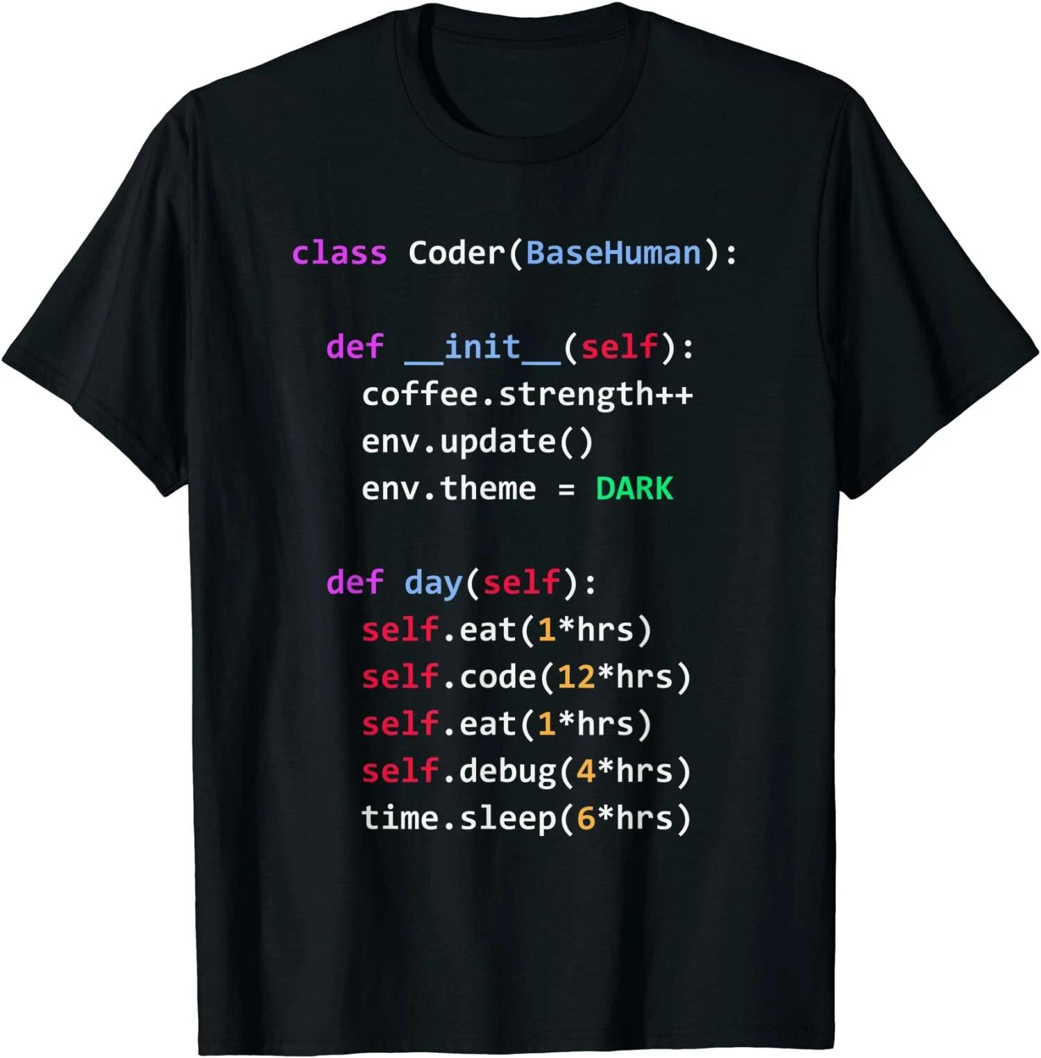 Men s and Women s T-shirts NEW LIMITED Funny Coding - Eat, Code, Sleep, Repeat Gift Idea T-Shirt Size S-3XL XL