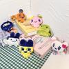Nuovo Portachiavi Peluche Tamagotchi Anime Mametchi Kawaii Mimitchi Bambola Ciondolo per Borsa Kuchipachi Bambola Cartone Animato Cuore Girly Regalo Bambino