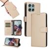 For Motorola Moto G56 5G Case RFID Blocking 3 Card Slots PU Leather Phone Cover with Wrist Strap