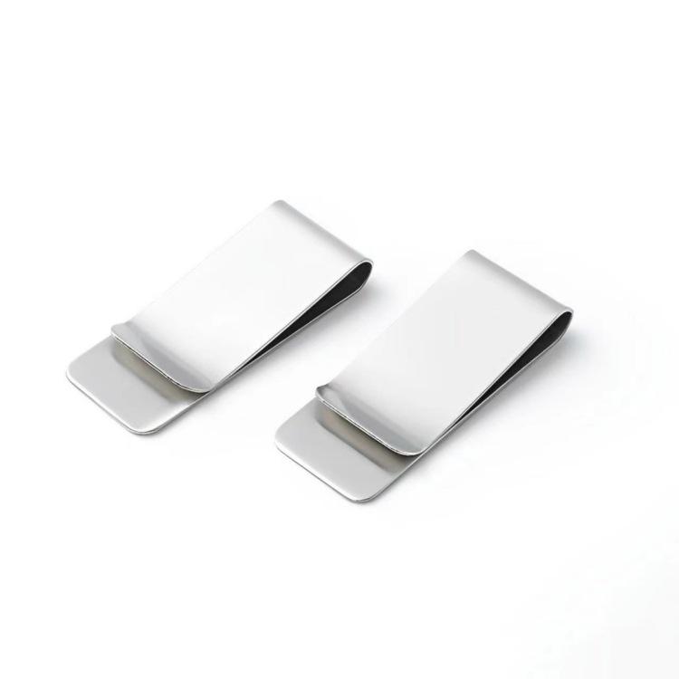 Minimalist Metal Men's Wallet & Card Holder with Pen and Ticket Clip