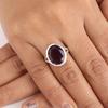 Amethyst Gemstone 925 Sterling Silver Handmade Jewelry Designer Wedding Ring For Her RR-80-2