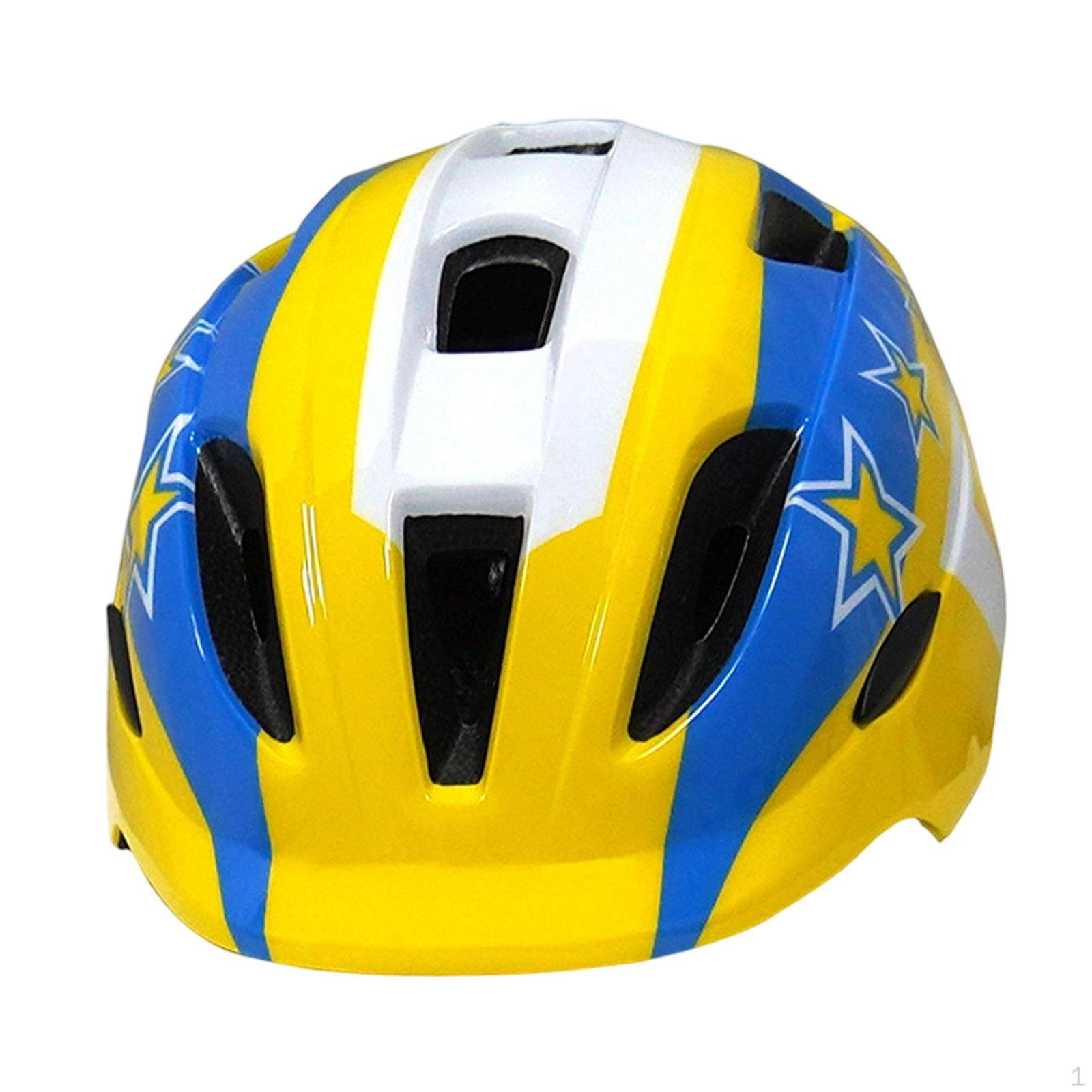 

Детский велосипедный шлем Детский скейтборд для катания на роликах Велосипедная экипировка Blue White Yellow