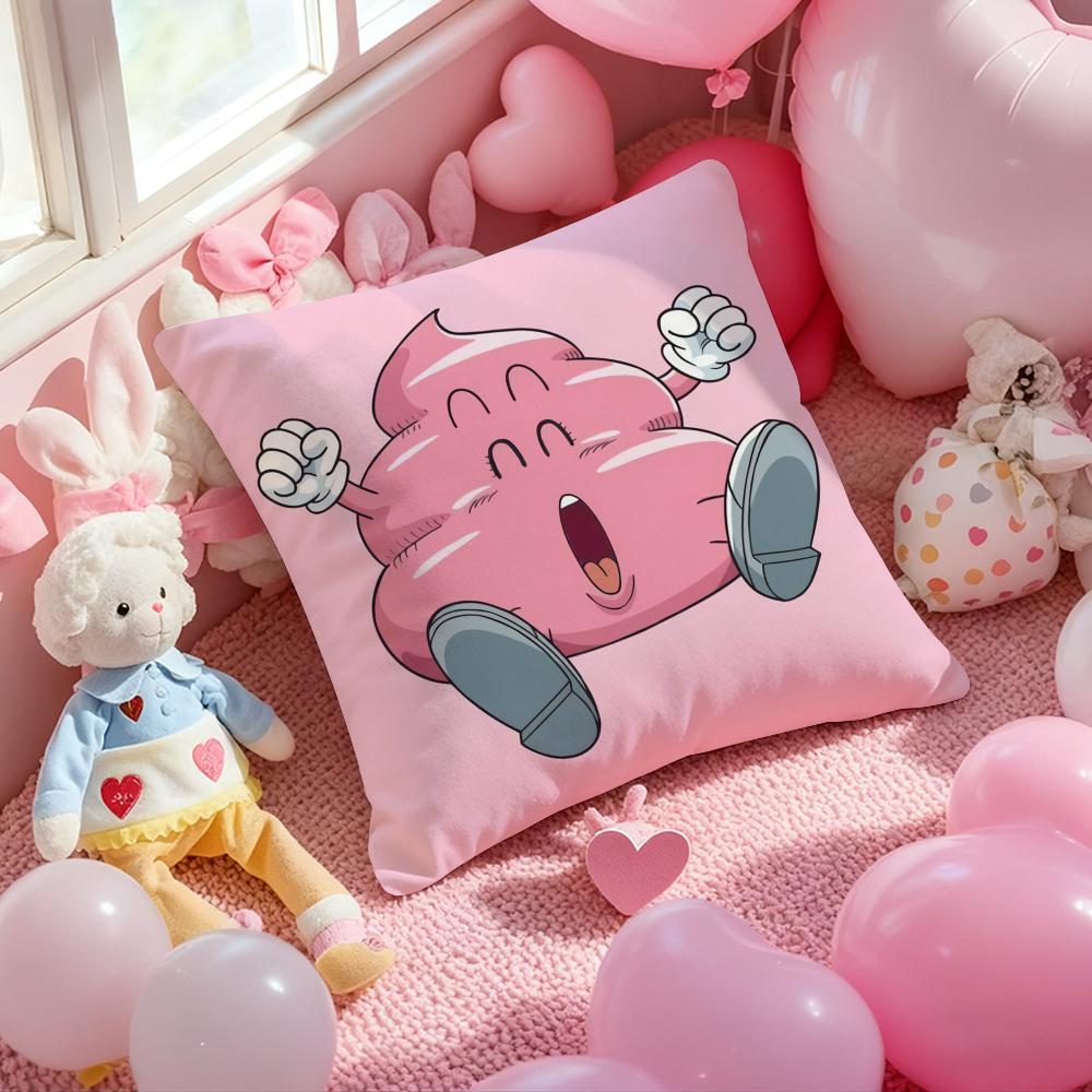 Cartoon Dr Slump Arale Cushion Cover Pattern Printed Pillowcase for Living Room Sofa Cushion Cover & Bedroom Decor
