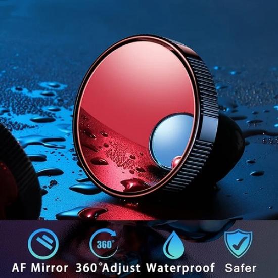 2x Blind Spot Mirror 360° Wide Angle Convex Side Rear View Mirror SUV Car Truck