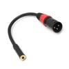 Portable Stereo Microphone 3.5 Female to Adapter Cord XLR Male Jack Wire Cable