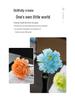 Handcrafted Ceramic Peony Incense Burner - Decorative Ornament for Desktop, Hotel, Tea Room & TV Cabinet - Customizable Gift
