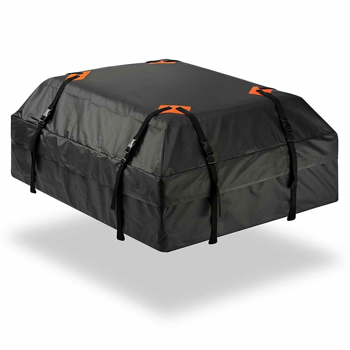 

Багажник на крышу большой вместимости для и дорожная сумка, водонепроницаемый, снегозащитный, ветрозащитный, для вождения, кемпинга, (1128744см) чёрный