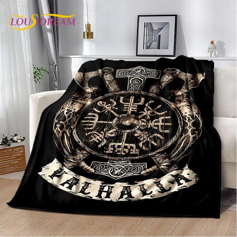 Viking Norse Mythology God Loki Soft Plush Blanket,Flannel Blanket Throw Blanket for Living Room Bedroom Bed Sofa Office Cover
