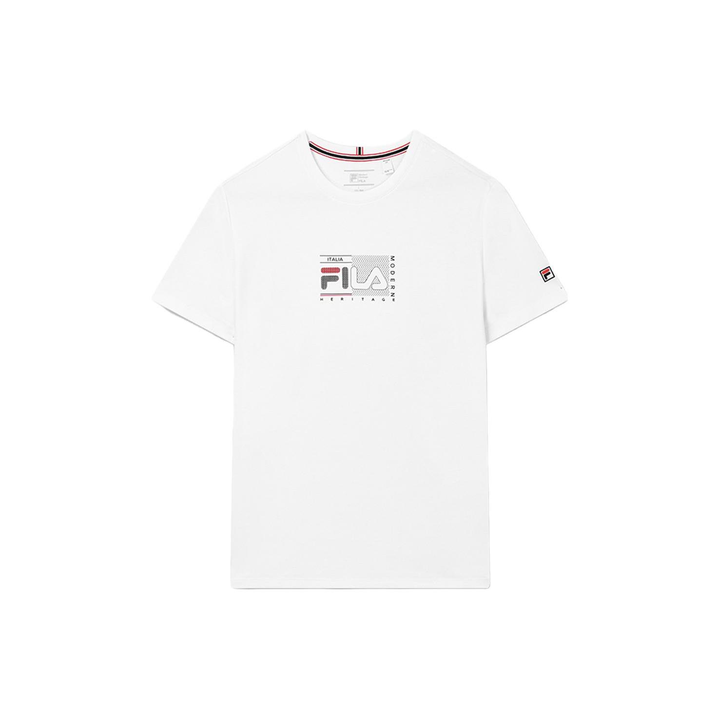 

New FILA T Shirts Men s Standard White F11M321108FWT XXXL