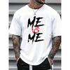 European Sizes Men Casual Short Sleeve Tee 1 Pcs 100% Heavy Cotton - Comfortable Crew Neck, Soft Adorable Tees Tops