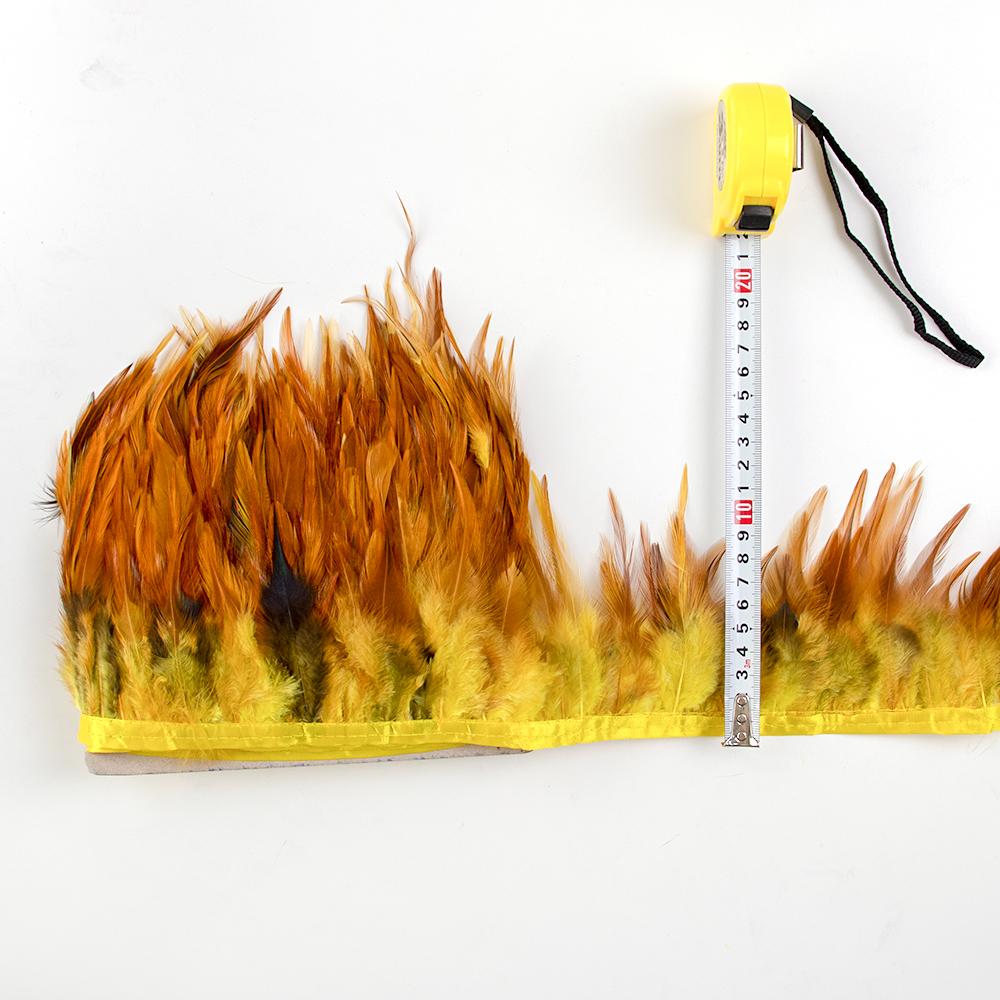 10 Meter 14 Coloful Chicken Feather Trim Fringe Diy Party Skirt Crafts Top Quality Pheasant Feathers For Sewing In Dress Decor