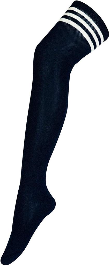 Thigh Warm Stockings [Euyqs] Over-the-knee Socks, Knee-High (#10 Black/Brown/Navy)