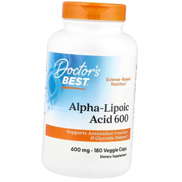 Lipoic Acid, Alpha-Lipoic Acid 600, Doctor's Best (70327005)