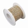 1pcs SS12 Rhinestone Chain Roll 10 Yards Close Cup Chain Trim Crystal Rhinestone Chain  Sewing