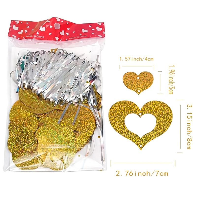 50Pcs Wedding Birthday Party Balloons, Rain Silk Pendants Holiday Supplies