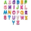 26PCS Colored DIY Craft Beads Transparent Name Bracelet Beads  Friendship Jewelry Gift