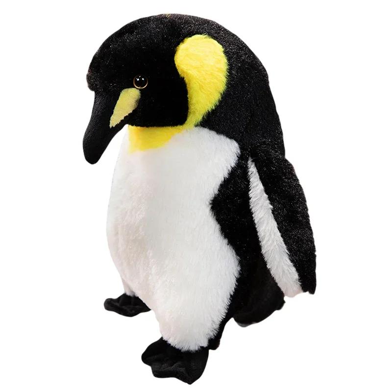 Cute Fluffy Simulation Plush Toy Penguin Peluche Real Life Animal Doll Home Decoration Children