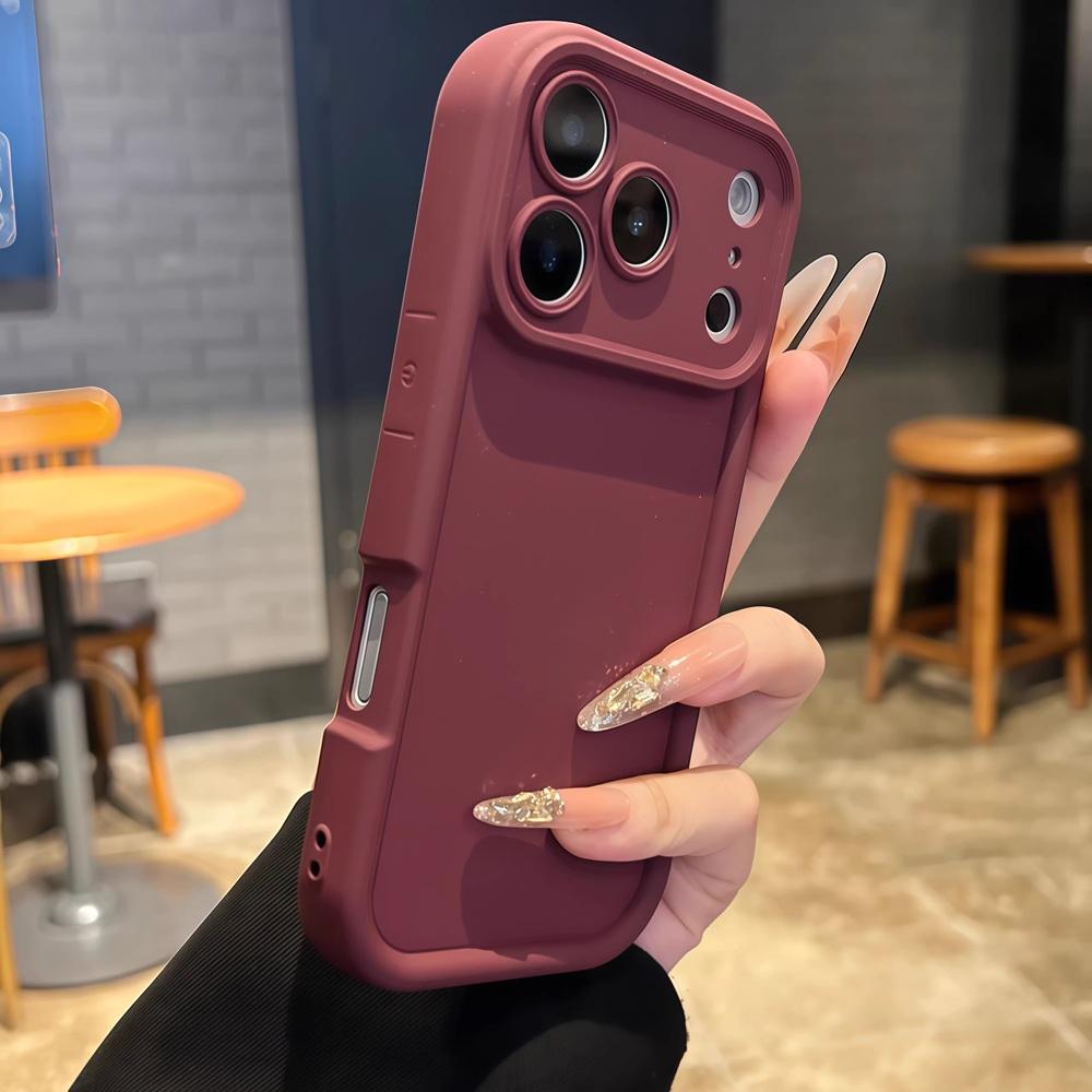 Luxury Candy Color Silicone Phone Case For iPhone 17 Air 16 15 14 13 12 11 Pro Max Plus Plain Shockproof Bumper Cover