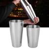 750ml550ml Stainless Steel Cocktail Shaker Cup Bar Bartender Beverage Mixing Tool Barware Set