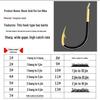 Crooked Mouth Black Gold Iseama Barbed Fishing Hook - Bulk Tackle Supplies
