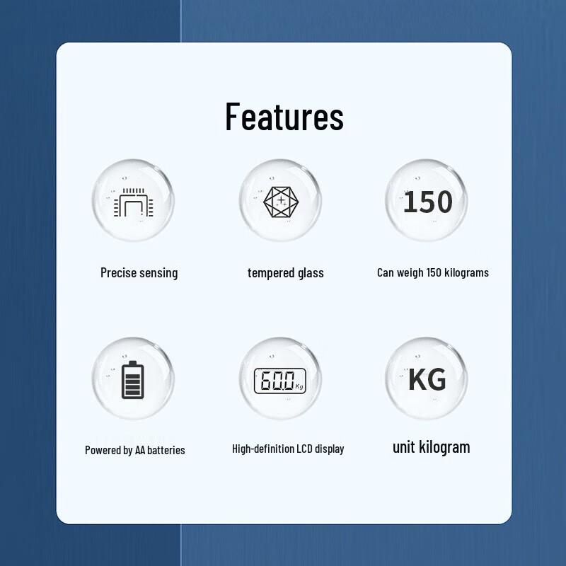 Midea Smart LED Digital Body Weight Scale (CN Version)