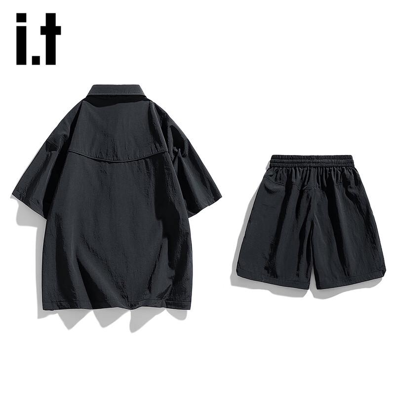 Izzueit Men's Quick-Dry Sports Polo & Shorts Set