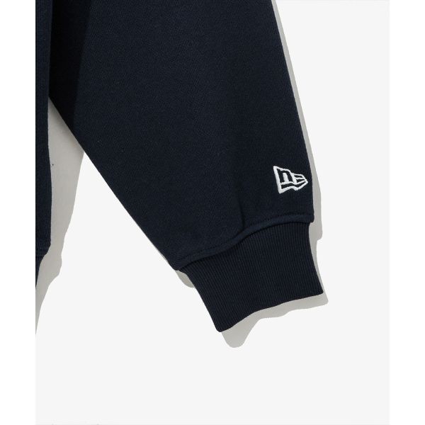 New Era FW25 MLB Team Series Yankees College Style American Minimalist Letter Print Cuff Logo Embroidery Hoodie Long Sleeve Sweatshirt 14742011