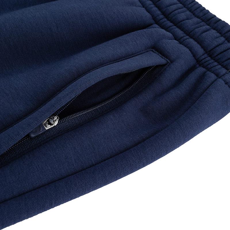 Anta Autumn And Winter Trendy Tapered Fleece Lined Warm Training Pants Men Bottoms 952547308-2