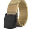 Security-Friendly Sports Canvas Belt - Metal-Free, Military Training, Imitation Nylon