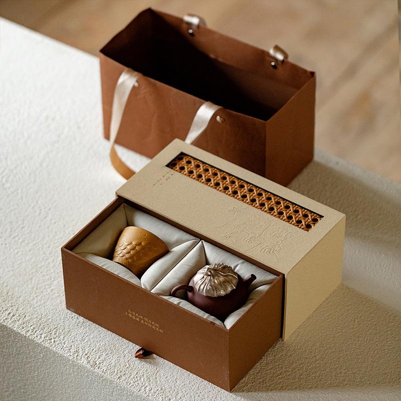 

Purple Clay Tea Set Complete Set Vintage Beautiful Tea Cup Tea Ceremony Set Household Teapot And Tea Cup Set Cha Equipment Gift