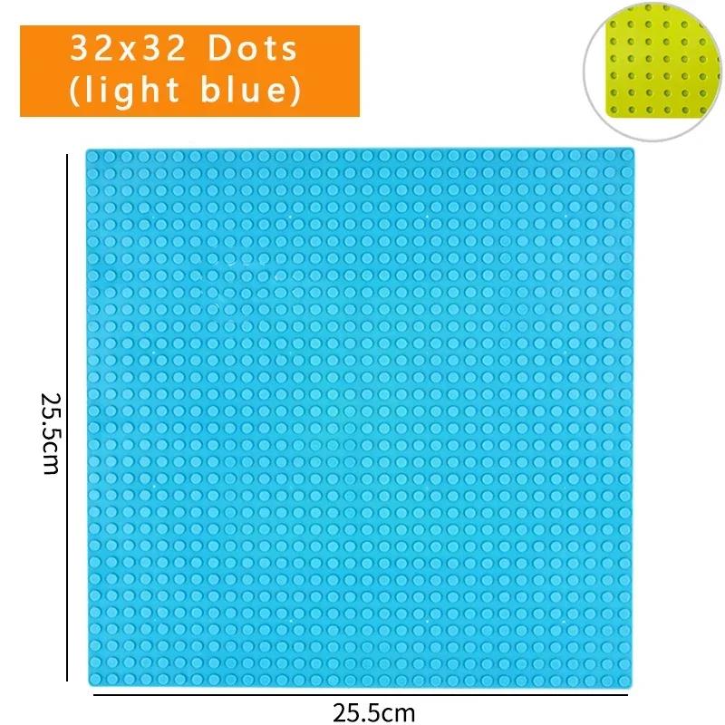 Non-Toxic 32*32 Baseplates Classic 32X32 Dots Base Plates City Diy Construction Building Blocks Figures Creative Toys Plastic Bricks Gifts