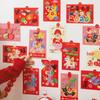 2026 Year of the Horse Festive Cartoon Wall Sticker and Greeting Card Set