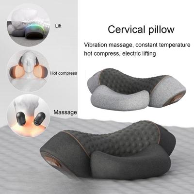 Massage Pillow with Warm And Soothing Massage Technology 3 In 1 Neck Hump Relief Traction Massager Pillow Improved Sleep Quality Memory Foam Pillow
