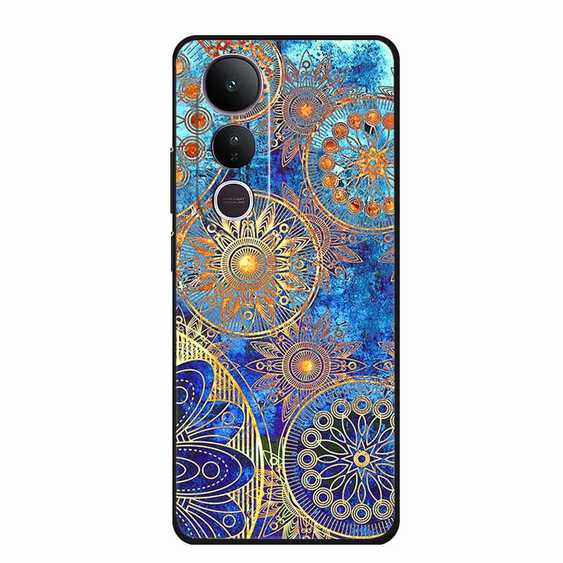 For Vivo V50 Lite 4G 5G Case V 50 lite Coque Popular Black Silicone Soft Back Cover For Vivo Y400 4G 5G Phone Case Cover Y 400