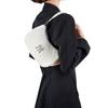 MLB Embo Monogram New York Yankees Hobo Bag White (Unisex) Shoulder Bags 3ABQS022N 50CRS