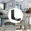 6 stuks Opvouwbare Haken Muur Deur Kledinghaken Aluminiumlegering Roestvrij Muurhanger Kleding Jas Handdoek Kapstokhaken