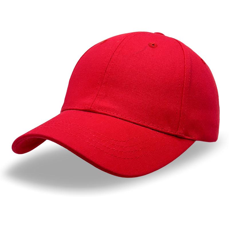 Pure Cotton Hard Top Baseball Cap Solid Color Light Plate Baseball Cap Women Outdoor Face Showing Small Sun Hat Men
