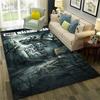 TV Horror The Walking Dead TWD Tappeto per Casa Soggiorno Camera da Letto Divano Zerbino Decorazione, Tappeto Area Gioco Bambini Tappetino Antiscivolo
