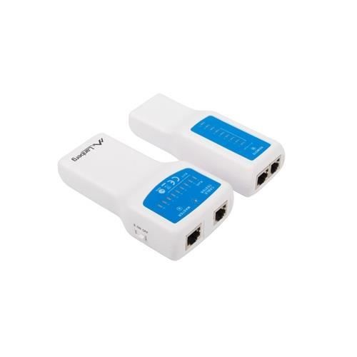 Testeur de câble réseau - LANBERG - NT-0402 - Testeur PoE - RJ-11/RJ-45 - LED intégré
