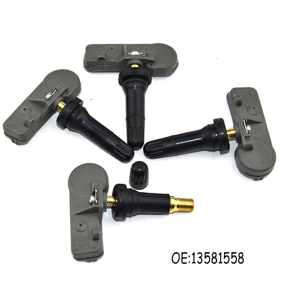 4Pcs TPMS Car Tire Pressure Monitoring Sensor Fits Buick Chevrolet GMC Cadillac
