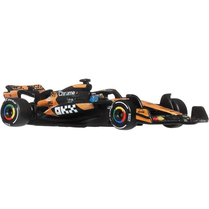 Hot Wheels 1/64 Scale Premium Diecast Formula 1 Collectible Toy Race Car with Real Rider Tires & Metal Body/Chassis, Multicolor, 1.0827