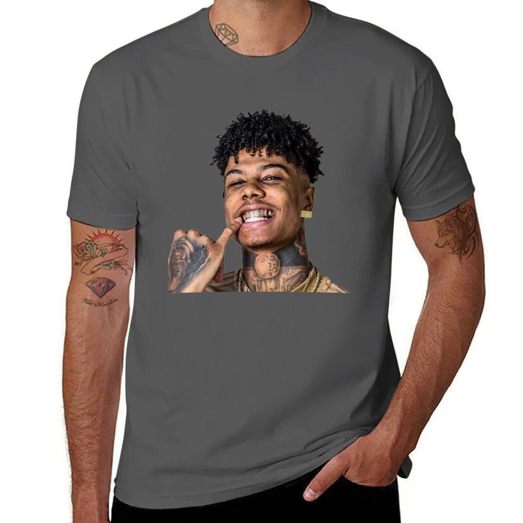 Blueface Baby TShirt Large Size Casual Short Sleeve Top