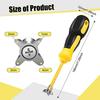 4 In 1 Tungsten Steel Grout Removal Tool Ceramic Tile Grout Remover Tile Gap Cleaner Cone for Floor Wall Seam Cleaning Hand Tool